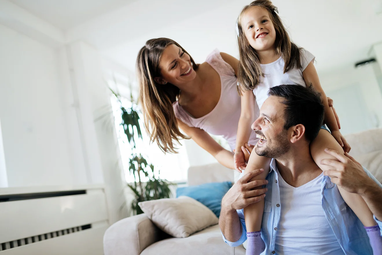 Familia disfrutando un momento juntos